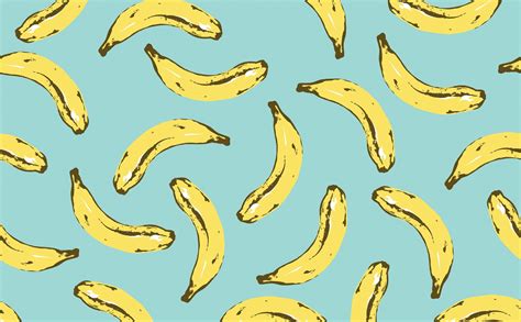 Banana wallpapers for your pc, android device, iphone or tablet pc. Bananas Wallpaper for Walls | Velvet Bananas - WallsNeedLove