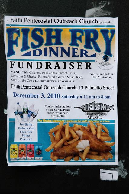 The characters that remained following the lawsuit were ronald mcdonald, grimace, hamburglar and the french fry gobblins (renamed the fry guys and later the fry kids with the addition of the fry girls) while mayor mccheese, officer big mac, captain crook and the professor were used until 1985. Flyer for a fish-fry dinner and fundraiser, Bushwick ...