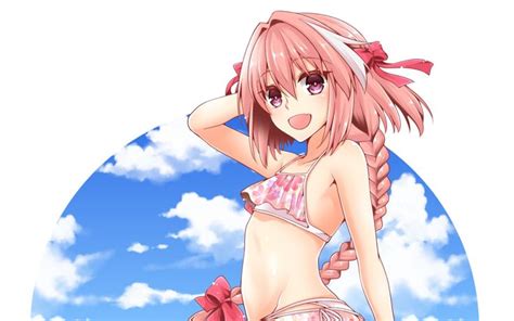 Bluefield, anime, anime boys, fan art, digital art, astolfo (fate/apocrypha). Pin by Chise Koishi on Trap Computer Wallpapers | Anime ...