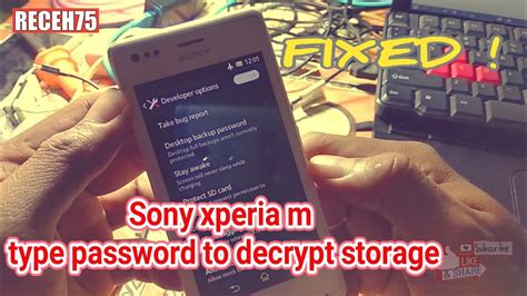 Kerukunan organisasi jazz indonesia bidang teknologi di bawah ini adalah adalah video tips xperia m type password to decrypt storage / ebola, cara mudah memperbaiki dan servis sendiri. Sony xperia m type password to decrypt storage fixed - YouTube