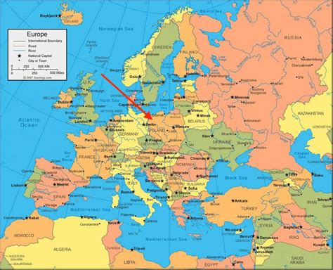 Hiszpania jest również głównym producentem energii wiatrowej w europie. Polska mapa Europy - mapa Polski Europa (Europa Wschodnia ...