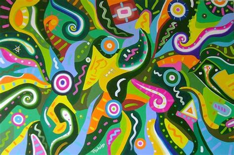 Buy original art worry free with our 7 day money back guarantee. "Alegria verde" | Art, Painting