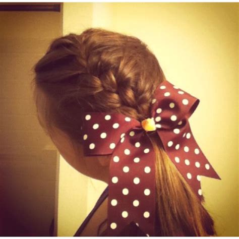 The ponytail is the minimalist and trendy variant of the season. cute cheer hair :) | Cheer hair, Sports hairstyles, Ball ...