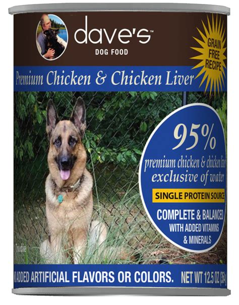 Our wet cat food reviews are ordered by overall rating from highest to wet cat food also contains the same essential nutrients as dry food, such as iron, zinc, and biotin, but is more easily digested. Dave's Wet Dog Food 95% Chicken & Chicken Liver 12.5oz Can - Howl