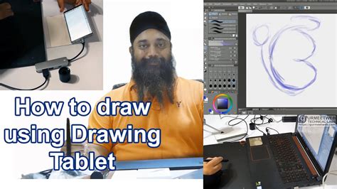 Using the cintiq 27qhd pen and touch, vfx artist jon ryder shows how photoshop users can customize a brush to give off a. How to draw using Drawing Tablet? Demo using XP-Pen Deco ...