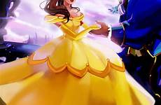 beast belle beauty disney bell princess movie animated fanart fanpop heroines anime yellow la fan athena chan deviantart childhood zerochan