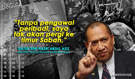 The announcement was made at a press conference at umno. Tanpa Pengawal Peribadi, Nazri Tegas Tidak Akan Jejak ...