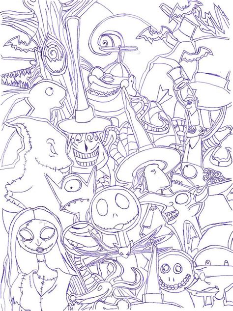 Once you've spooked jack, get ready to color in more of your favorites from the nightmare before christmas. The Nightmare Before Christmas by Radiant-Sunset ...
