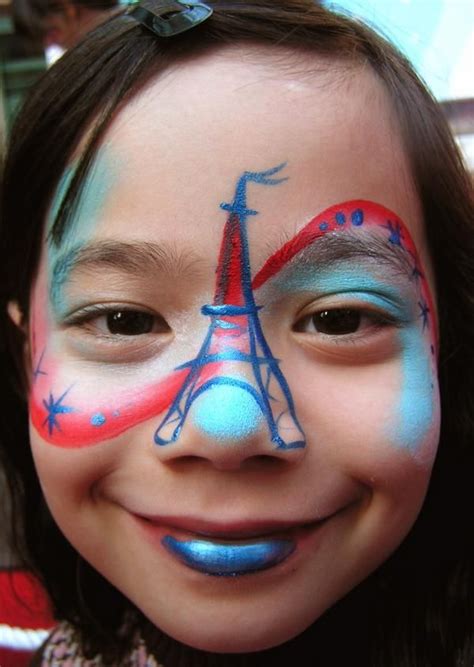 Colours couture traveling tattoo and music show. #facepaint inspiration for #BastilleDay #14Juillet | Face ...