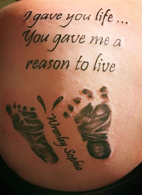 Check spelling or type a new query. Baby footprints tattoo Wrenley Sophia | Tattoos ...