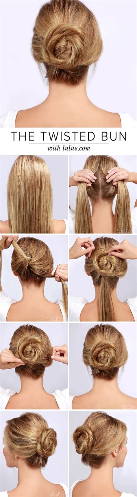 Here's how to style natural hair, short hair, a weave or braids. 12 Easy Hairstyles For Any and All Lazy Girls - Pretty Designs