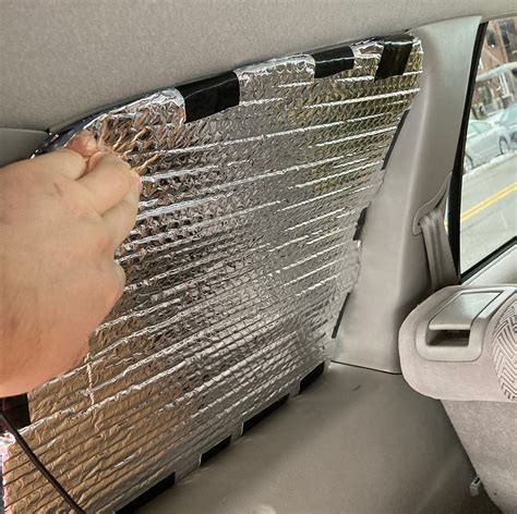 In my test, i bent the top edge of the window covers down to open the interior of the car to the outside air. DIY Insulated Car Window Blackout Blinds | Luna's Nature