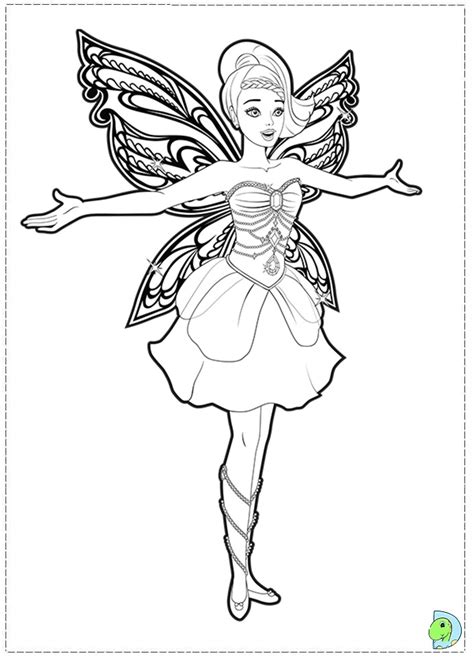 Also, you could use the search box to find what you want. Barbie Mariposa and the Fairy Princess coloring page ...