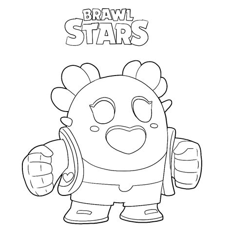 The new arcade brawler 8 bit is a high damaging, tanking brawler, who has a greater utility to your team, read more about 8 bit right now! Brawl Stars Kleurplaat - Kleurplaat Brawl Stars Zomer 2020 ...