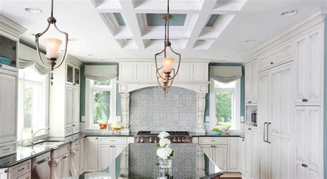 Well, a flat coffered ceiling, and i thought, perhaps, to give it some texture by adding beadboard in between the beams, because, in my you are so talented and i love your detailed tutorials! Kitchen Ceiling Considerations : Normandy Remodeling