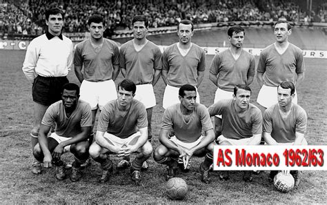 Twitter officiel de l'as monaco @as_monaco_en @as_monaco_br @as_monaco_ar @as_monaco_es. Football vintage années 1950/1970 AS Monaco 1962/1963
