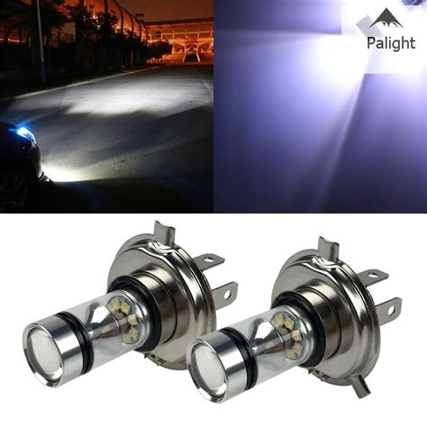 Apakah fungsi lampu kereta anda? 【READY STOCK】2Pcs H4 LED Lampu 100W 20SMD White Color ...