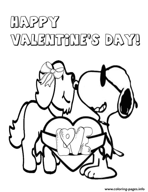 All coloring pages for this category: Snoopy And Valentine Dog Coloring Pages Printable