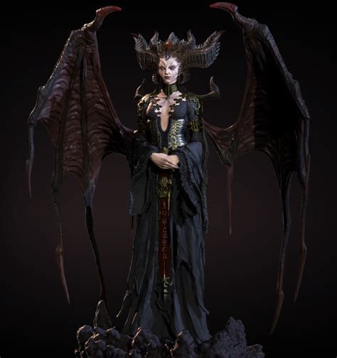 Lilith is the daughter of mephisto, one of the prime evils and lord of hatred. Lilith(Diablo4 Fanart) - ZBrushCentral
