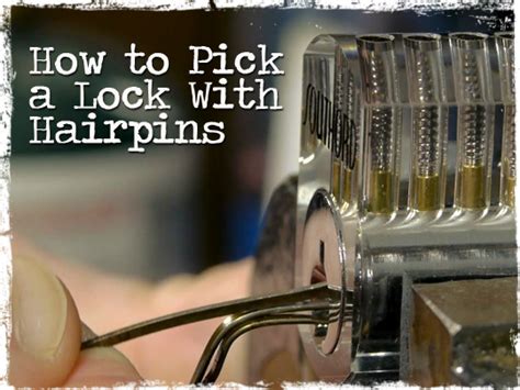 Lock picking is not rocket science and anyone can learn it. How to Pick a Lock With Hairpins - Preparing for shtf