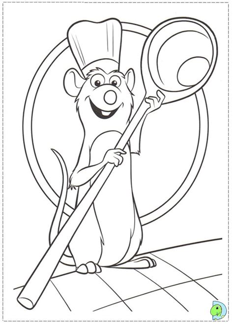 Kleurplaten regenboogelfjes kleurplaat regenboog hart met wolken om. Ratatouille coloring page- DinoKids.org