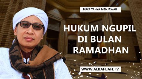 Tidak terasa sekitar satu bulan lagi kita akan memasuki bulan yang penuh keberkahan yaitu bulan ramadhan. Hukum Mengupil Di Bulan Ramadhan | Buya Yahya Manjawab ...