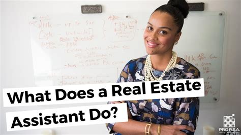 Make copies of correspondence or other printed material. What Does a Real Estate Assistant Do? - YouTube