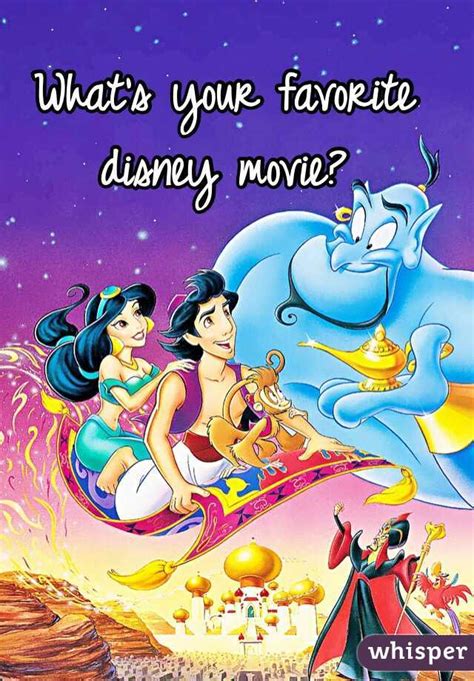 It is an american animated adventure movie produced by walt disney. What's your favorite disney movie?