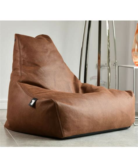 Covered in smooth fabric, including faux leather. Large Beanbag Chair Leather Style in 2020 | Leather bean ...