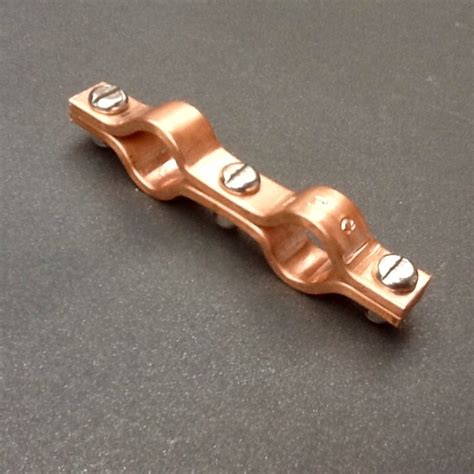 Brass, copper, and bronze dimensions, weights, and tolerances. Copper Saddle Clamp Double Port Clamp Bracket 15mm C101 Copper