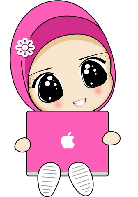 Silakan ambil koleksi di bawah ini. Kartun Muslimah Apple Macbook Transparent Png | Azhan.co