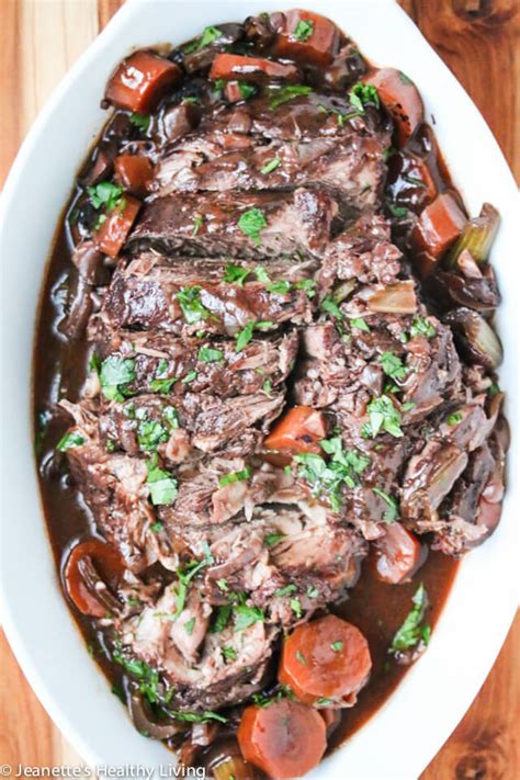 This boneless beef roast is marinated in a flavorful. Crock Pot Cross Rib Roast Boneless / The Perfect Pot Roast ...