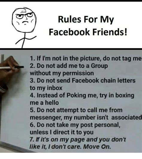 Add your password and there they are, an admin. Rules for My Facebook Friends! 1 if I'm Not in the Picture ...