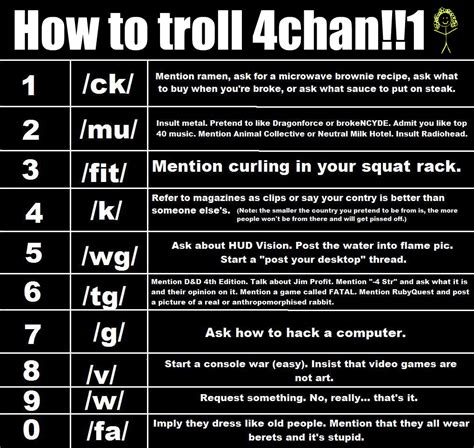4chan is like a dumpster, it looks like garbage but sometimes offers invaluable treasures to those i don't understand why i am trolled/attacked by 4chan whenever i post there. The Information Library: 4chan general information