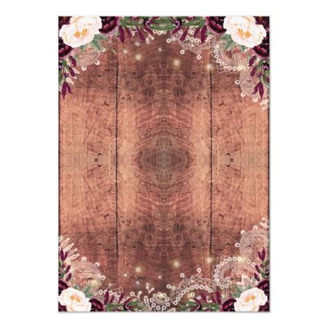 With plenty of free templates, it's easy and fun to create marriage invitation cards to invite your friends and family. Create your own Invitation | Zazzle.com | Rustic bridal ...