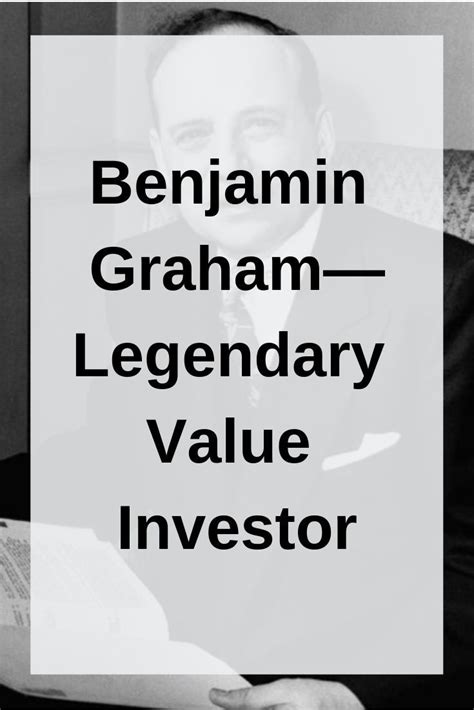 His life and work have been the inspiration for many of today's most successful businesspeople. Benjamin Graham - StojFinance | Investing books, Value ...