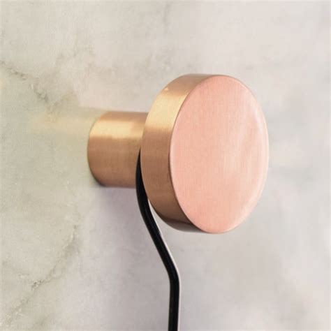 Browse our range of coat hook and robe hooks to compliment any existing door furniture. Contemporary Matte Copper, Gold and Silver Plated Wall Coat Hooks (With images) | Brass coat hooks