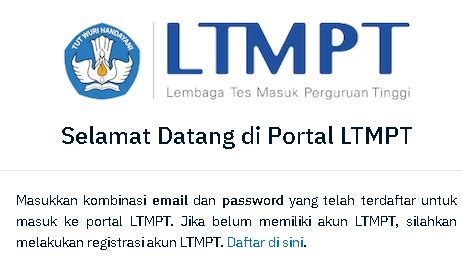 Anda akan dibawa kepada paparan seperti di bawah ini. Pendaftaran Online LTMPT Tahun 2020, Registrasi Sudah ...