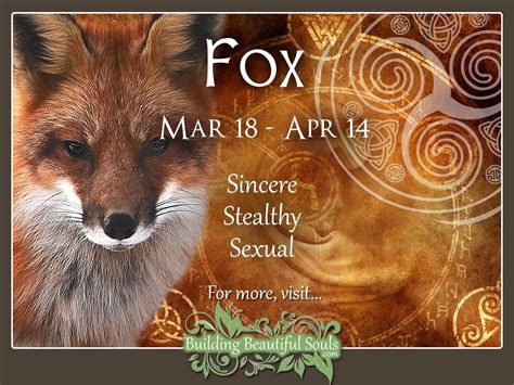 That is what makes you be compassionate and introverted and at the same time, nurturing. Fox Celtic Zodiac Sign Meanings, Traits, Personality ...