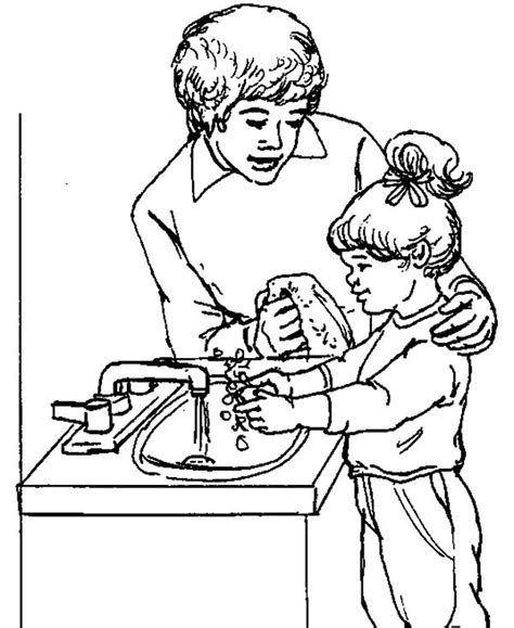 Beyond that, the natural oils you produce can actually help the health of your hair. Pin on Hand Washing Coloring Pages