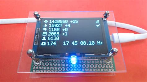 Pokrov90 амбассадор @cheetos_rus мой ютуб👇🏻 Ютуб статистика на ESP32 - YouTube