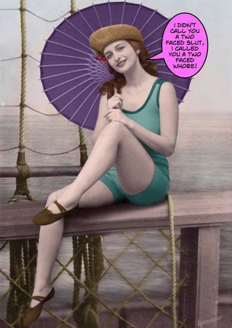 Like qm now and laugh more daily! two faced | Vintage outfits, Vintage ladies, Vintage swimwear