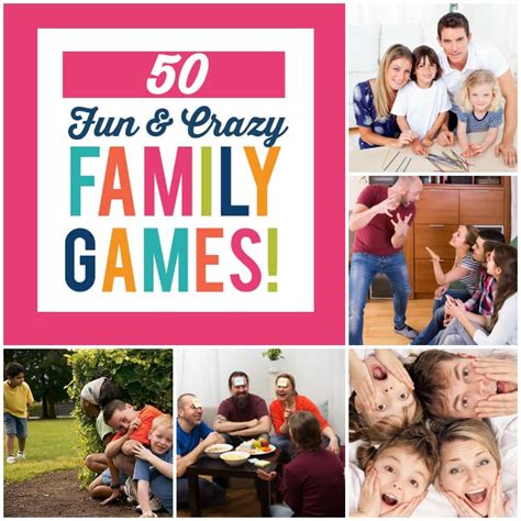 The kids love them, as well as the adults! 50 Fun and Crazy Family Games - From The Dating Divas