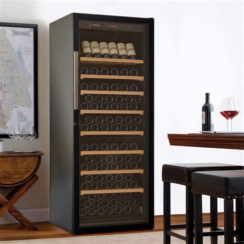 Exceptional wine room, designed with 8 cosy wine cabinets. Artevino III by EuroCave 200 Bottle Free Standing Wine ...