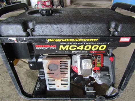 Can back up your entire home if you choose. Generac MC4000 Generator, GN-220 7.8 hp Motor,,