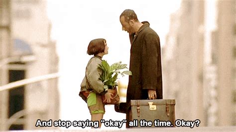 To find joseba, a dying friend, and see him reunite with his daughter ely, two old friends, jean pierre and tocho, embark with her on a road trip. via GIPHY | Léon the professional, Luc besson, Leon the ...