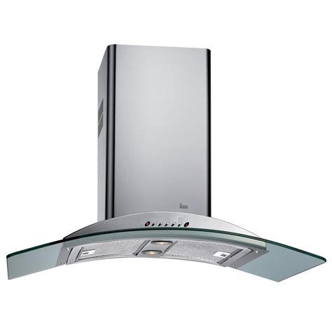 Campana de cocina acero 30 pulgadas. Poderoso extractor Teka con alas de cristal | Campanas ...
