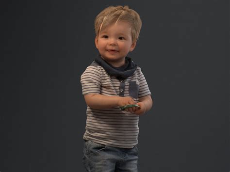 Finding cute little boy haircuts for your toddler shouldn't be hard. 00022Pepijn006 Cute Toddler Boy 3D Model | CGTrader