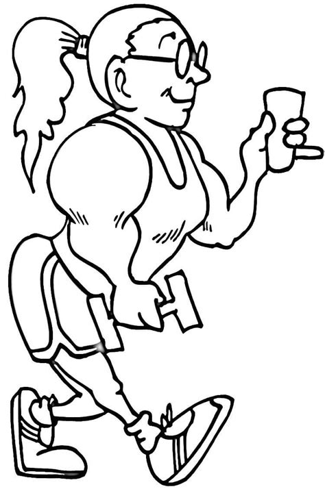 Check below for 5 free quote coloring pages that you can download and color whenever you want! Lady Muscle Coloring Page - Free Printable Coloring Pages ...