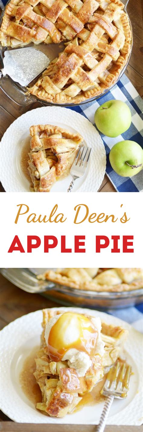 Awesome, and made mine with apples i peeled, cored and sliced and stewed on the stove for 30 minutes, then drained and placed in batter and baked. Paula Deen's Apple Pie | Paula deen apple pie, Dessert ...